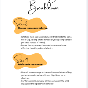 Replacement Behavior Breakdown: A Brief Step-by-Step Guide